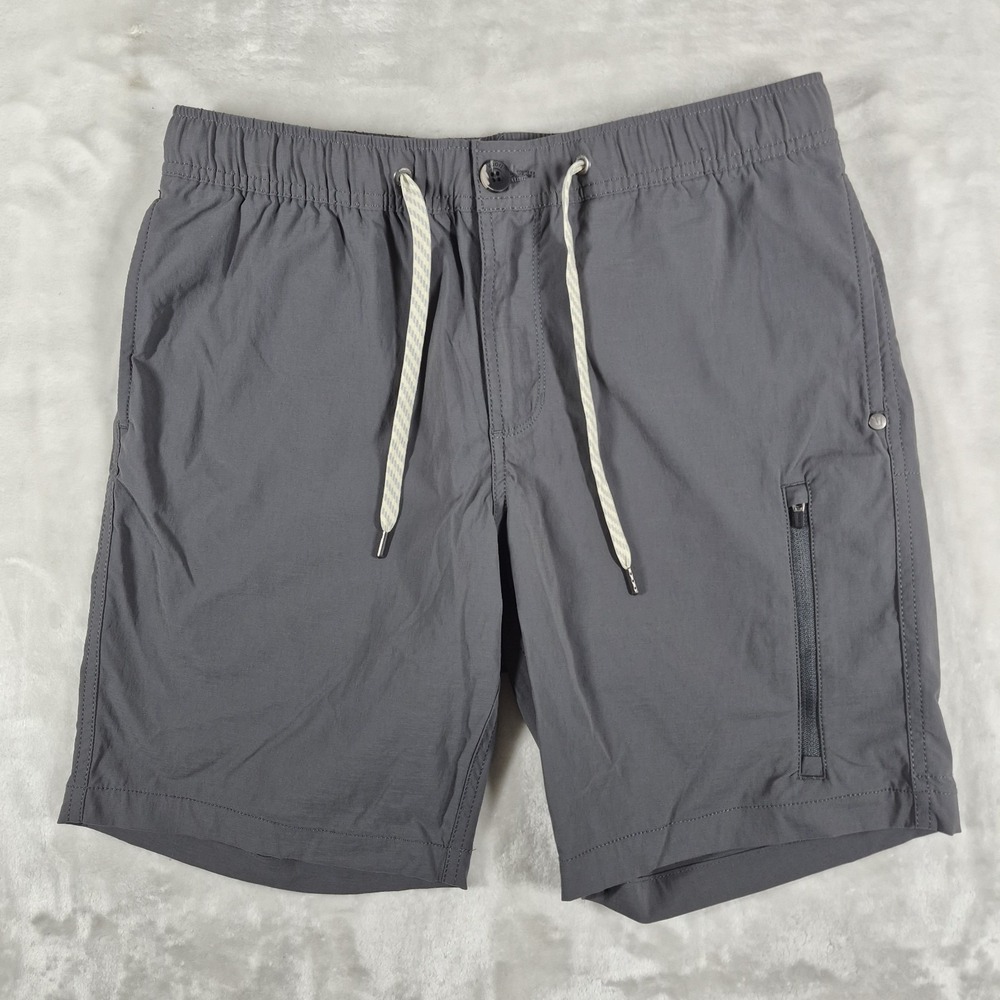 Vuori Technical Climber Shorts Men's Small Gray 8" Inseam Outdoors Hiking V384
